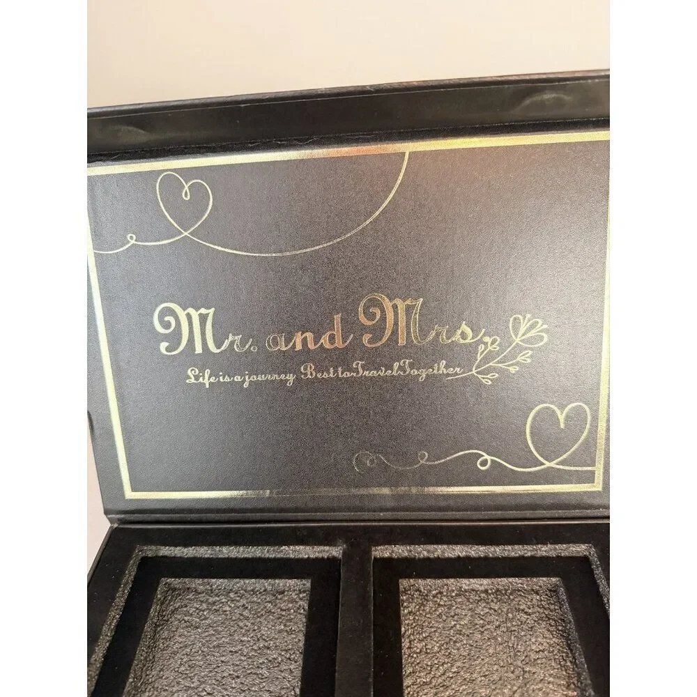 Cosweet Mr & Mrs Passport Holder & Luggage Tag Gift Set – Wedding Honeymoon New